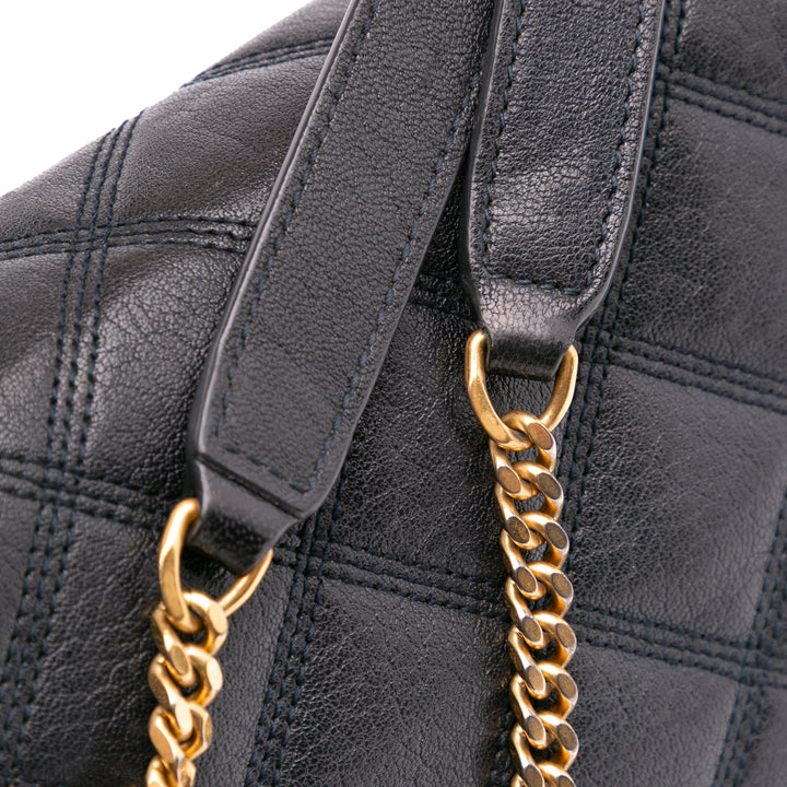 Saint Laurent Mini Quilted Cuir d’agneau Becky Chain Sac bandoulière Noir – GABY PARIS Authentique