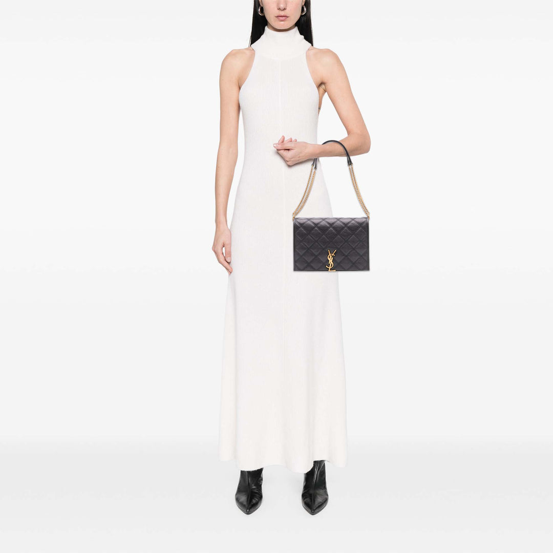 Saint Laurent Mini Quilted Cuir d’agneau Becky Chain Sac bandoulière Noir – GABY PARIS Authentique