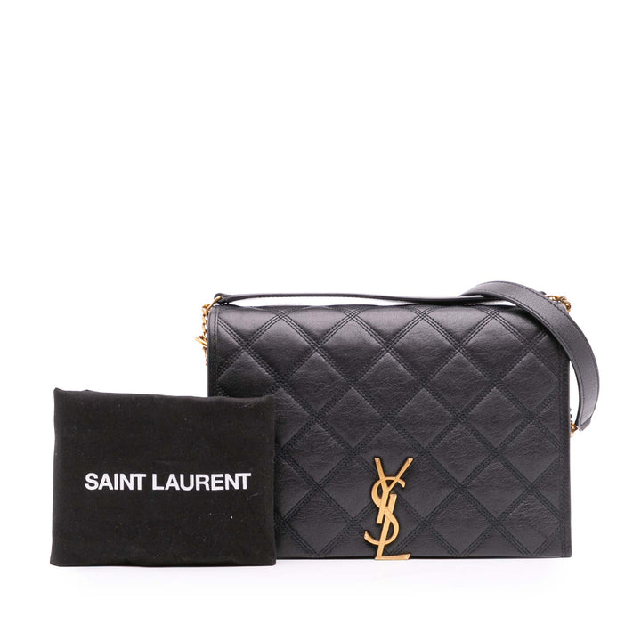 Saint Laurent Mini Quilted Cuir d’agneau Becky Chain Sac bandoulière Noir – GABY PARIS Authentique