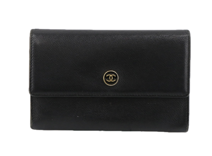 Chanel CC Portefeuille vintage coco button