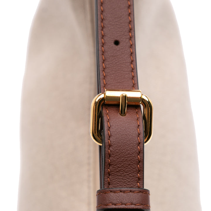 Small Canvas Fendigraphy Hobo Brown - Gaby Paris