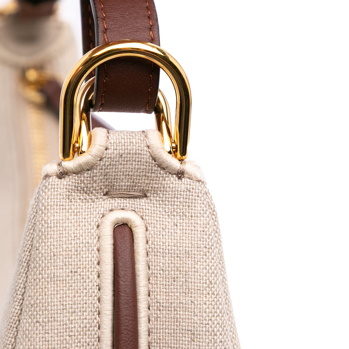 Small Canvas Fendigraphy Hobo Brown - Gaby Paris