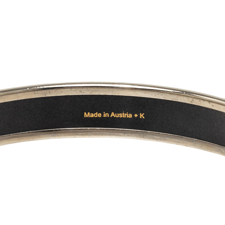 Narrow Caleche Émail Bangle 70 Other Orange
