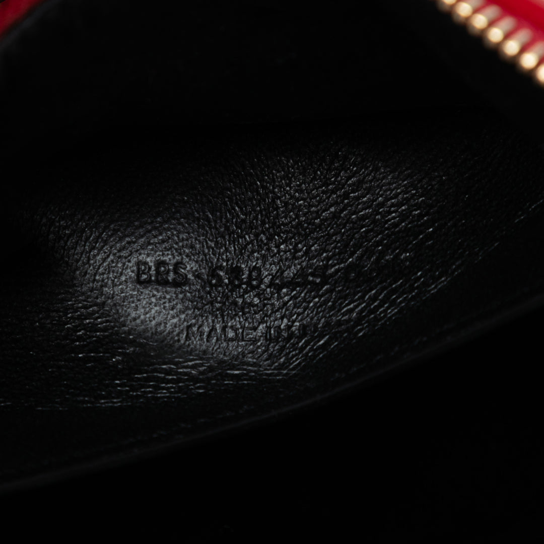 Saint Laurent Cuir verni Sac Coeur Heart Shaped Pochette