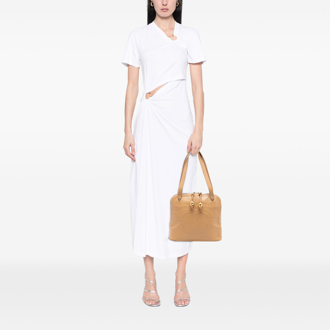 Chanel CC Caviar Two Way Zip Sac bandoulière