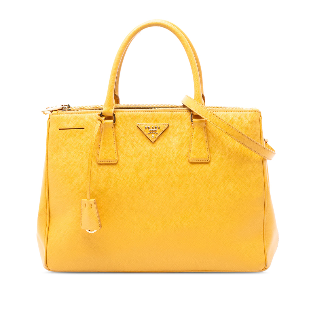 Prada Medium Saffiano Lux Galleria Double Zip Sac