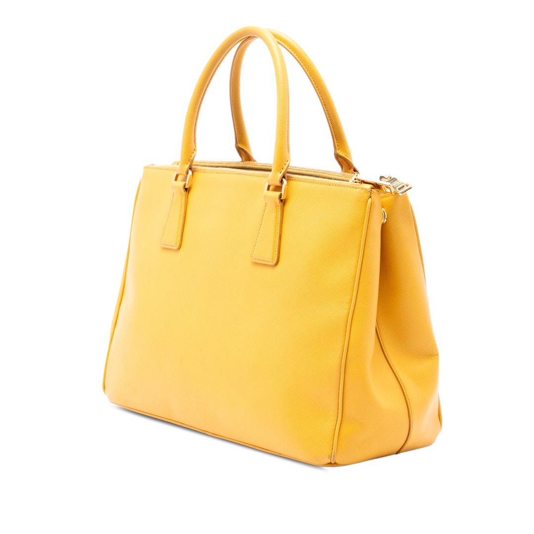Prada Medium Saffiano Lux Galleria Double Zip Sac