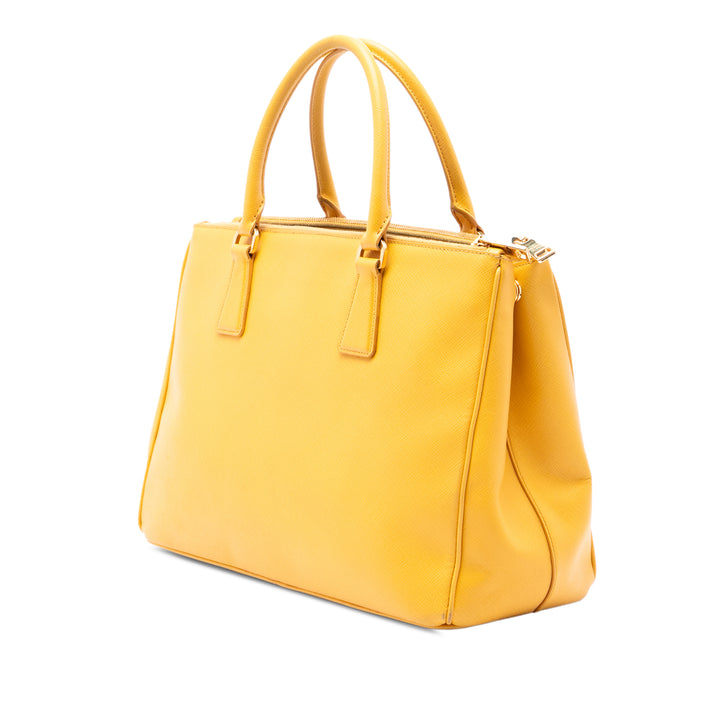 Prada Medium Saffiano Lux Galleria Double Zip Sac