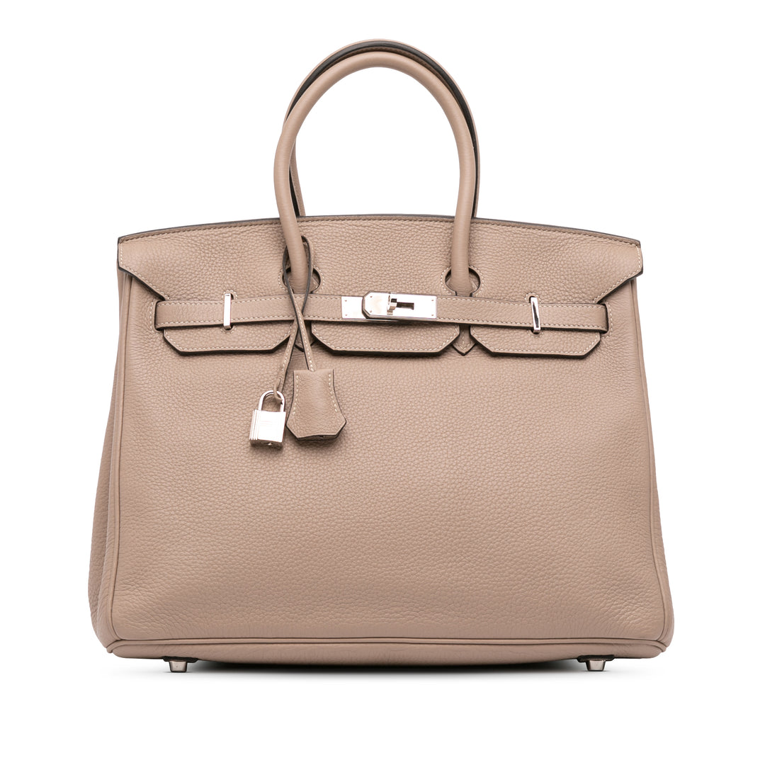 Hermès Clemence Birkin Retourne 35 Marron – GABY PARIS Authentique