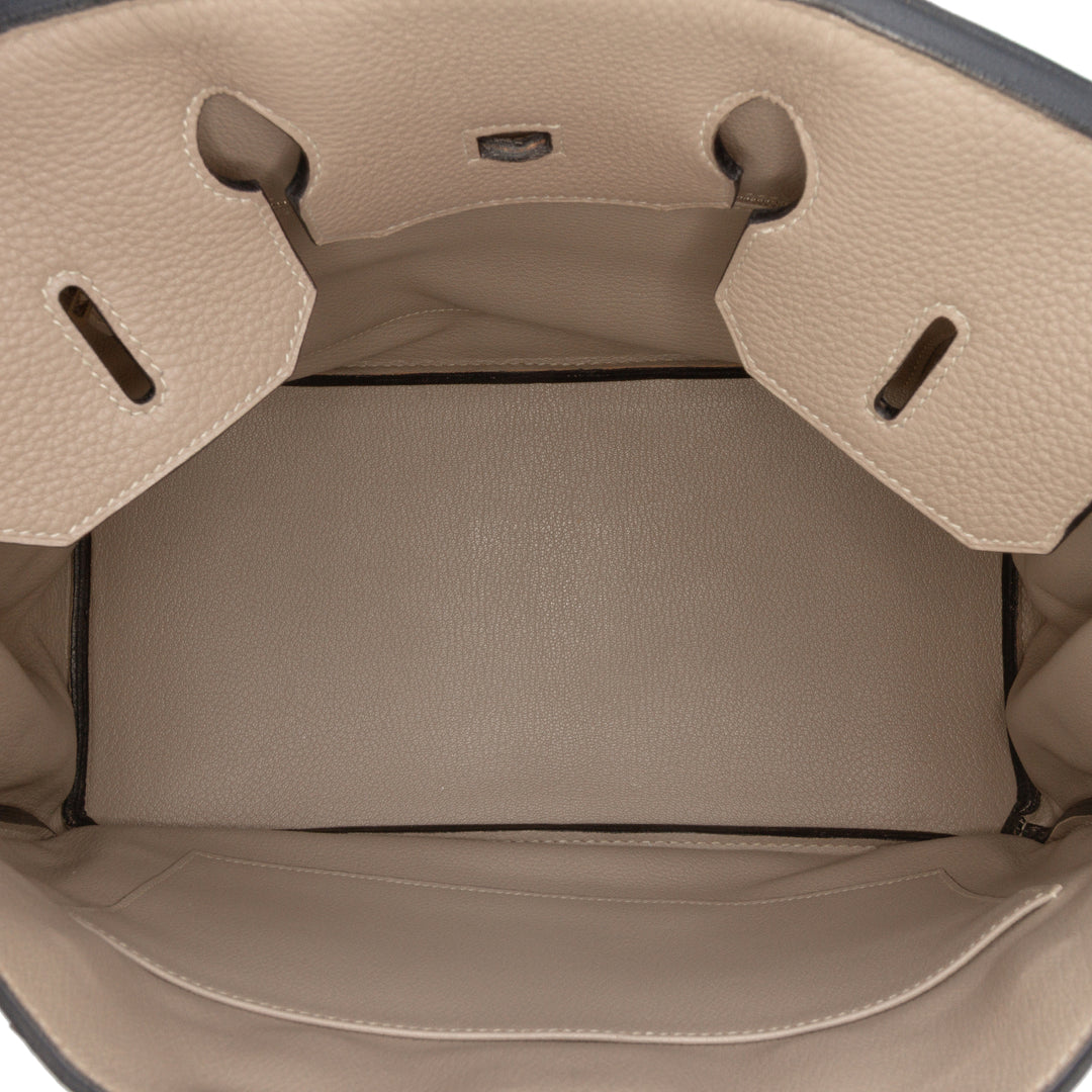 Hermès Clemence Birkin Retourne 35 Marron – GABY PARIS Authentique