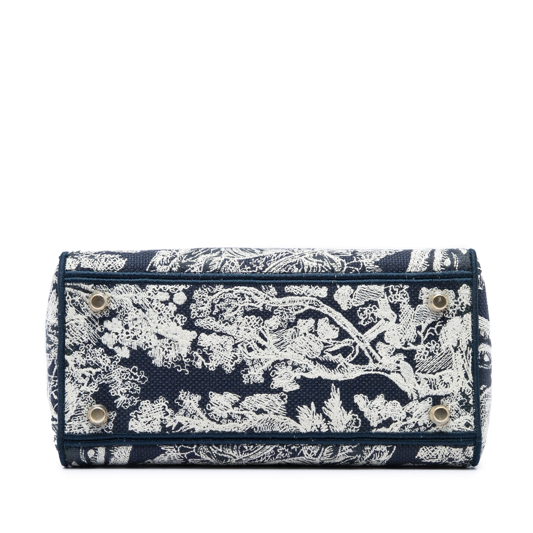 brodé de Jouy Lady D-Lite Moyen Bleu