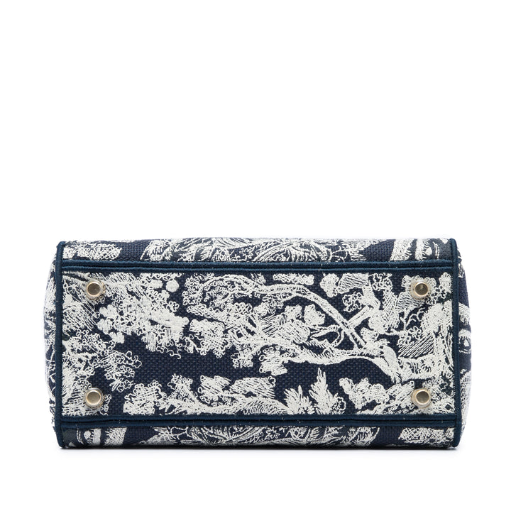 brodé de Jouy Lady D-Lite Moyen Bleu