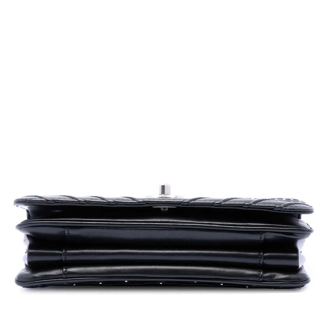 Chanel Chevron Cuir d’agneau Stud Wars Rabat intégral