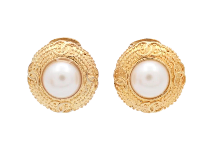 Chanel boucles d'oreilles Coco vintage