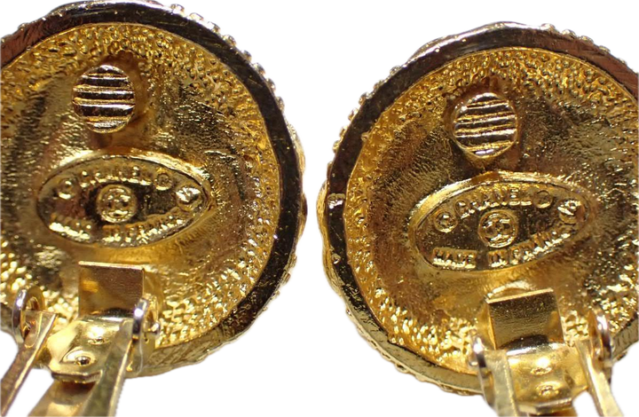 Chanel boucles d'oreilles Coco vintage