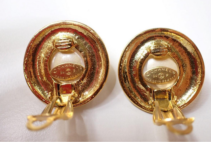Chanel boucles d'oreilles vintage