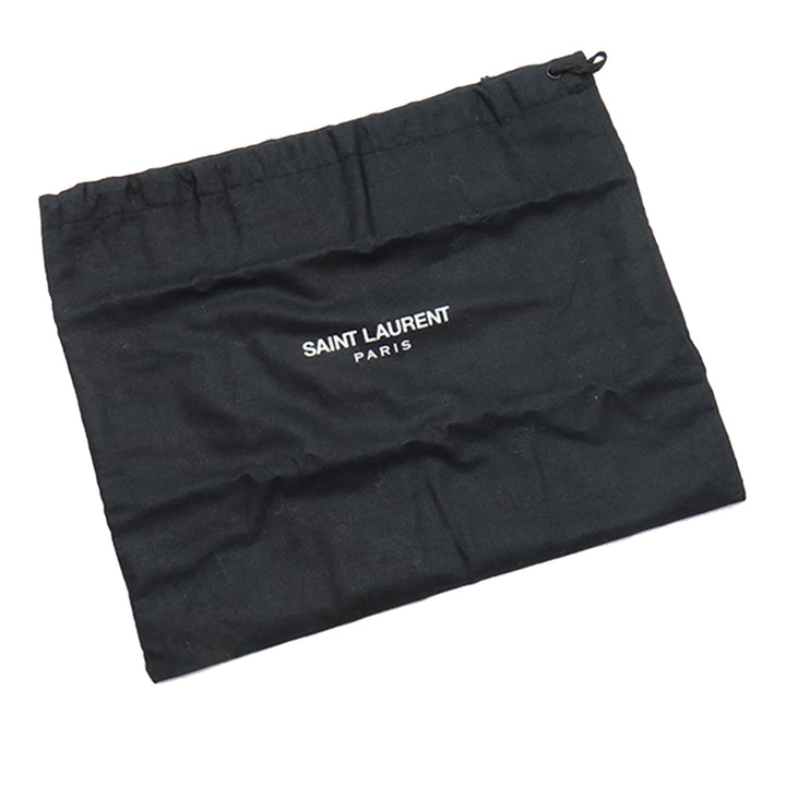 Saint Laurent Baby Chevron Cuir de veau Monogram Classic Sac à chaîne