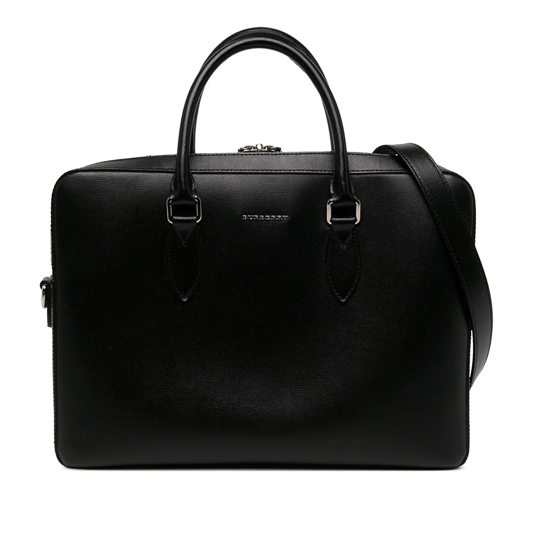 Burberry Porte-documents Hambleton Petit Noir – vue principale – GABY PARIS