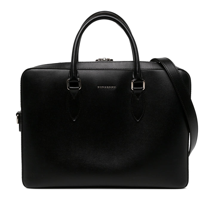 Burberry Porte-documents Hambleton Petit Noir – vue principale – GABY PARIS