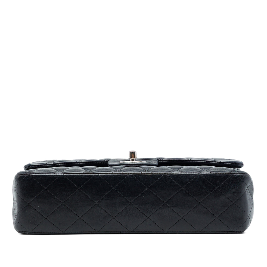 Chanel Classic Double rabat Moyen Cuir d'agneau Noir – vue 3 – GABY PARIS