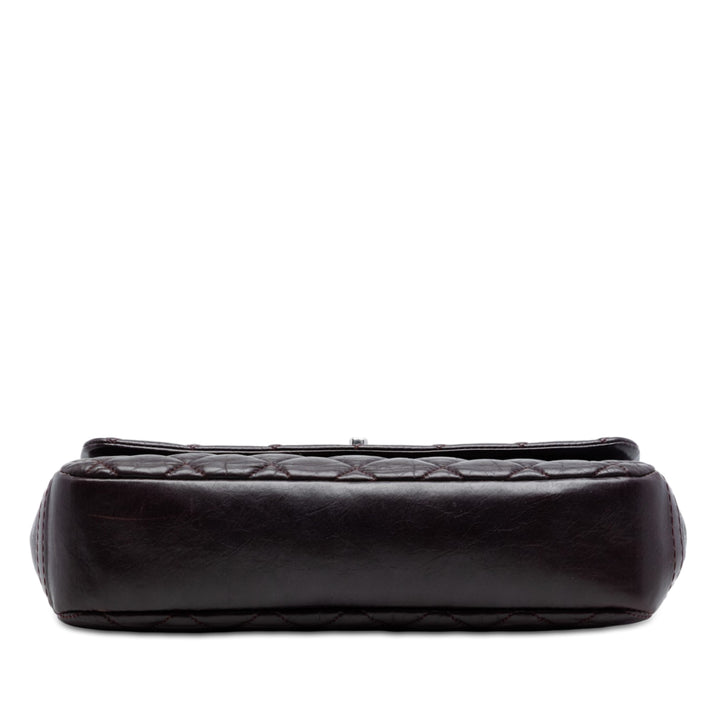 Chanel Small vieilli Cuir de veau Lady Perley à rabat