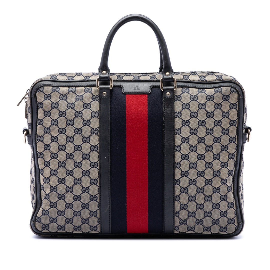 Gucci GG Toile Web Porte-documents