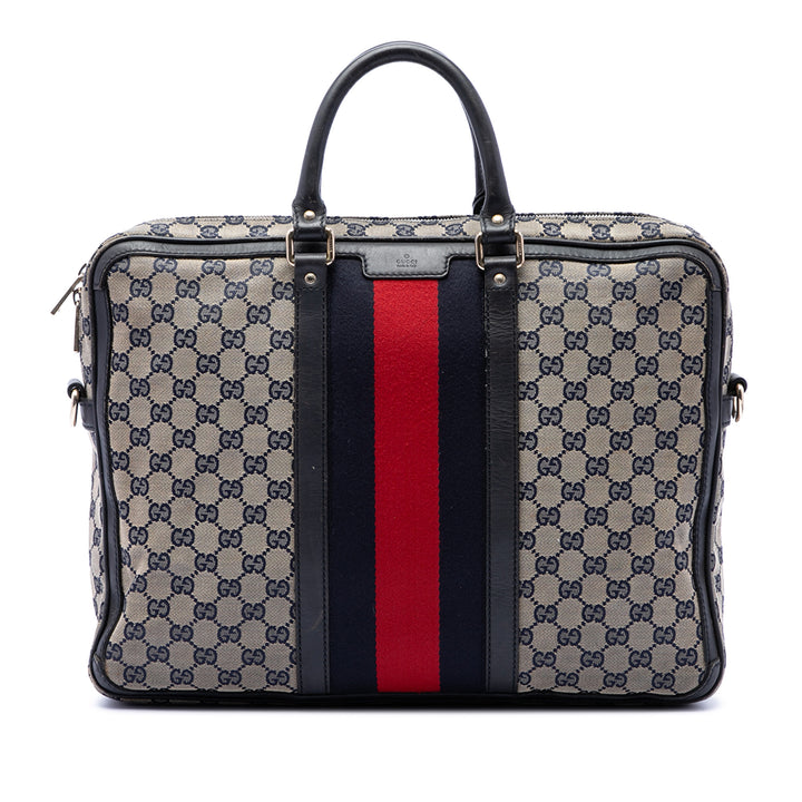Gucci GG Toile Web Porte-documents
