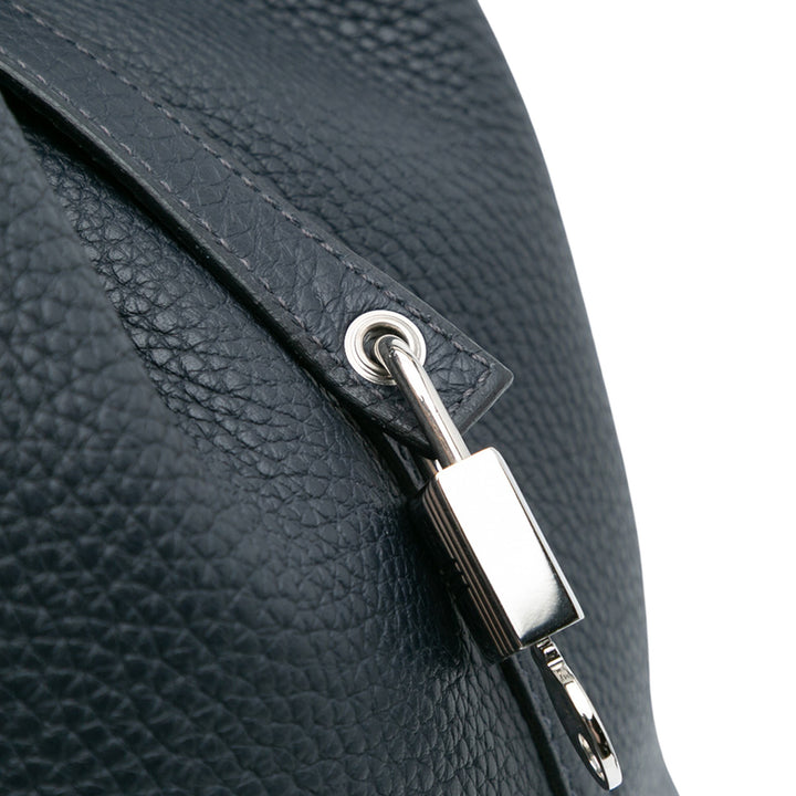 Hermès Clemence Picotin Lock 22 Bleu