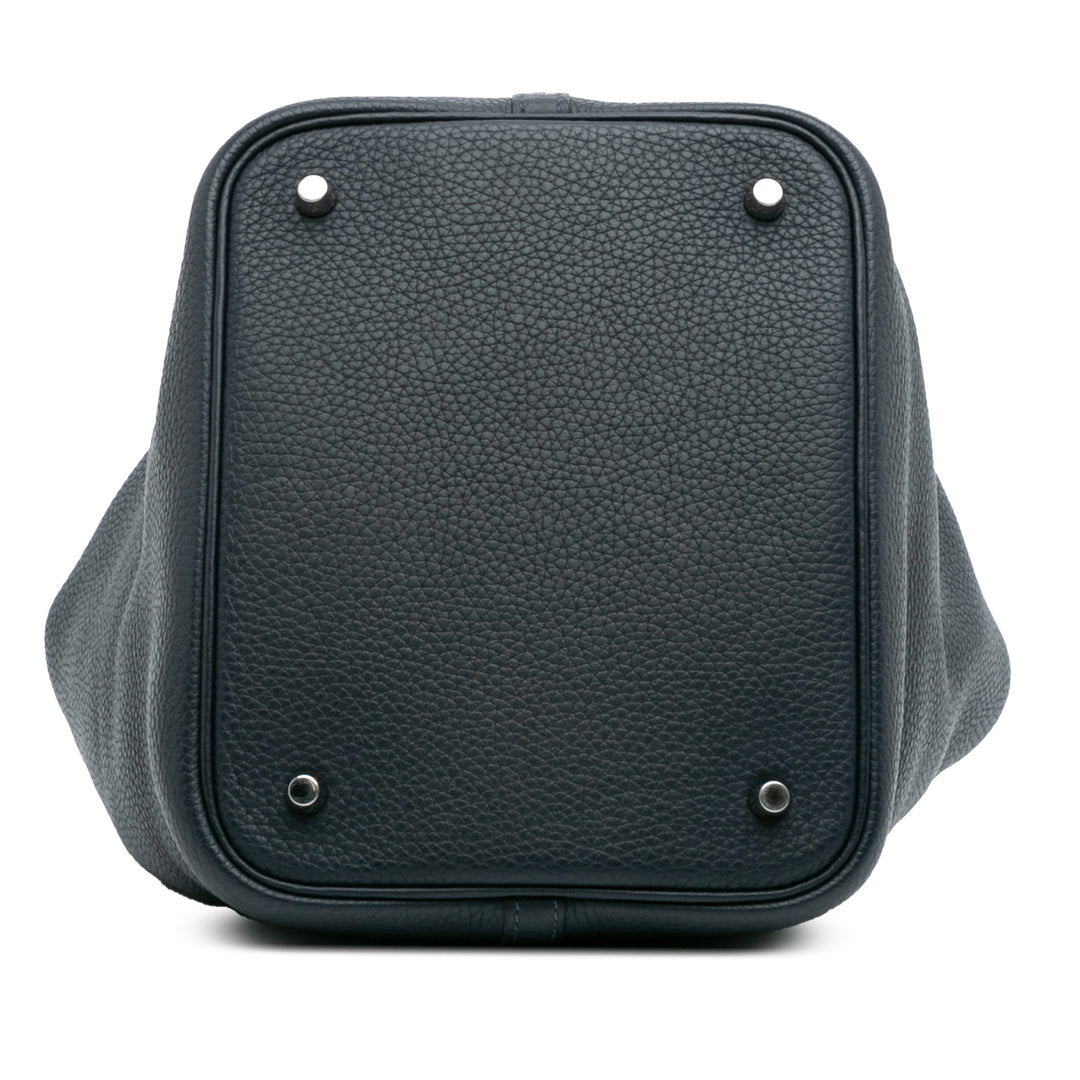 Hermès Clemence Picotin Lock 22 Bleu
