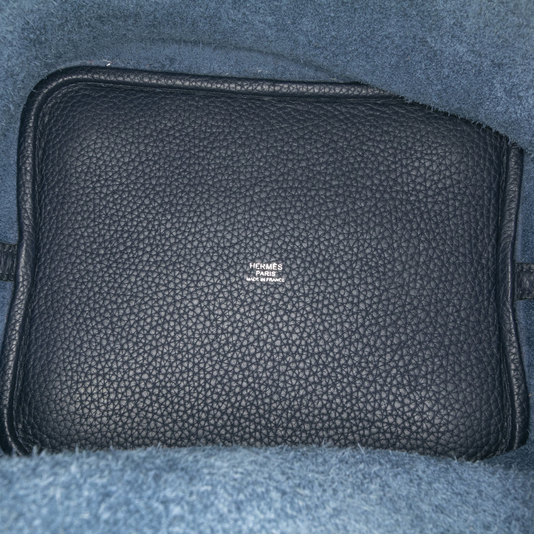 Hermès Clemence Picotin Lock 22 Bleu