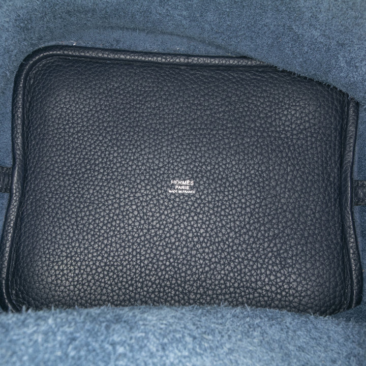 Hermès Clemence Picotin Lock 22 Bleu