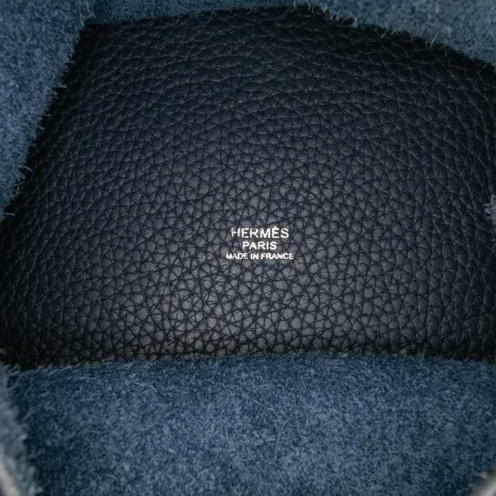 Hermès Clemence Picotin Lock 22 Bleu
