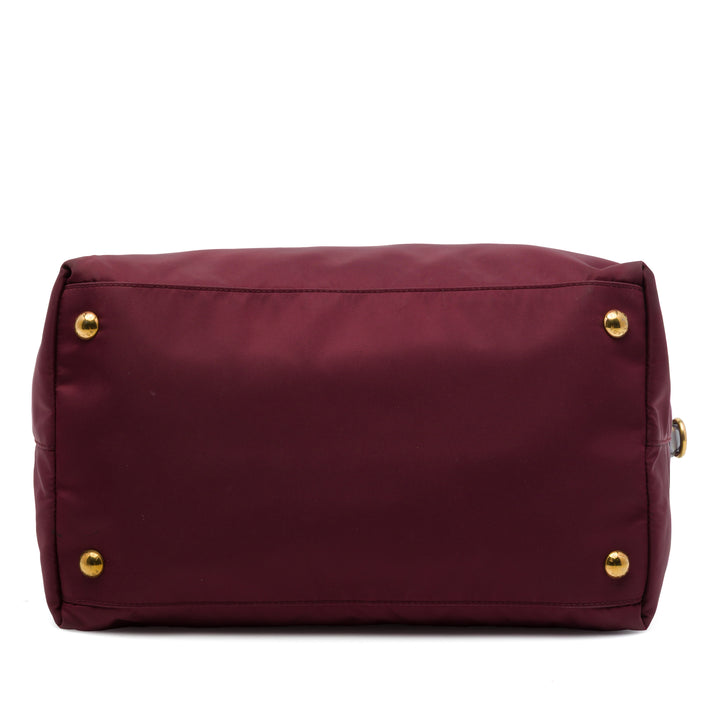 Prada Sac à main à finitions Saffiano Rouge – vue 3 – GABY PARIS