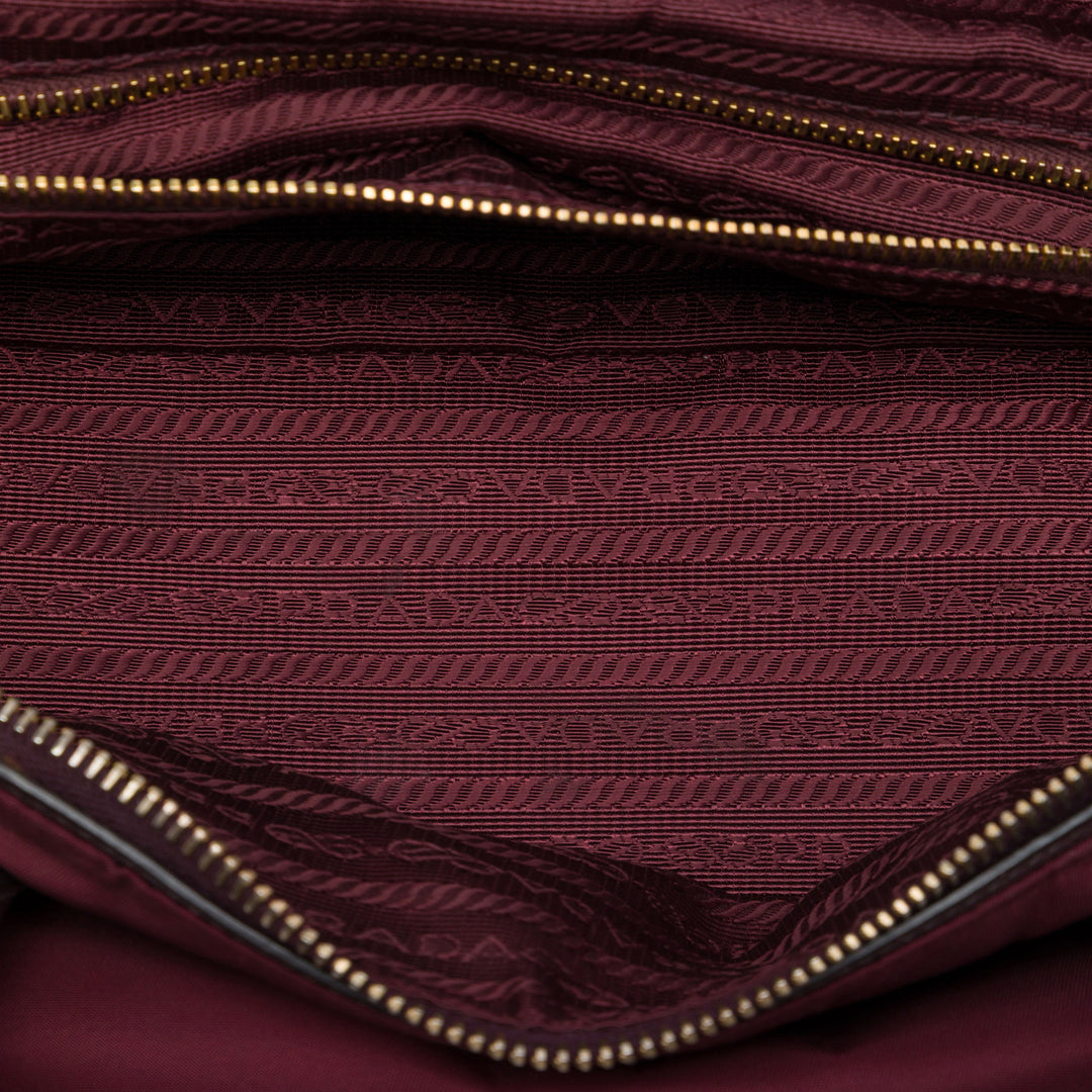 Prada Sac à main à finitions Saffiano Rouge – vue 4 – GABY PARIS