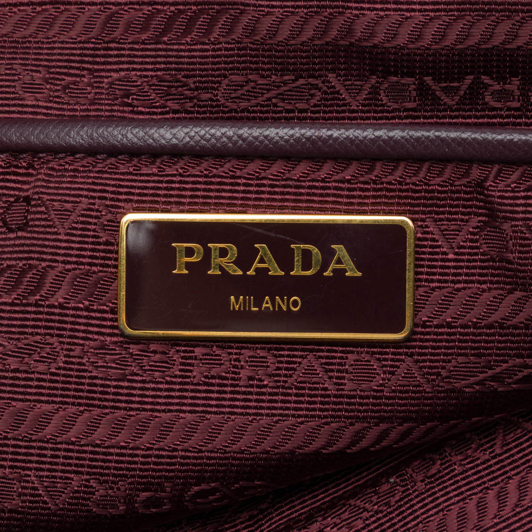 Prada Sac à main à finitions Saffiano Rouge – vue 5 – GABY PARIS