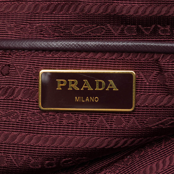 Prada Sac à main à finitions Saffiano Rouge – vue 5 – GABY PARIS