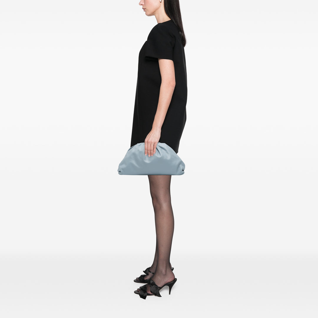 Bottega Veneta The Pochette Cuir d'agneau Bleu – vue 7 – GABY PARIS