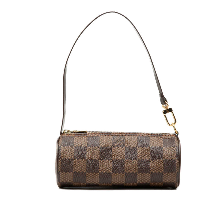 Papillon Pochette Damier Ébène Marron