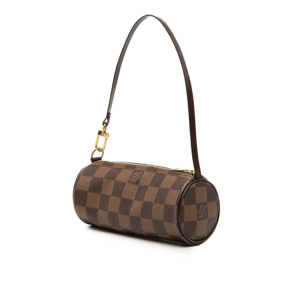 Papillon Pochette Damier Ébène Marron