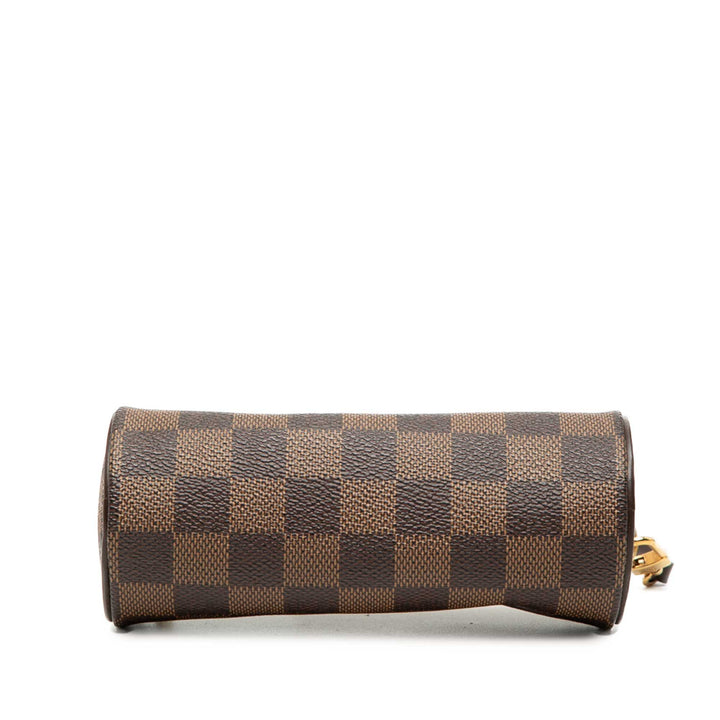 Papillon Pochette Damier Ébène Marron