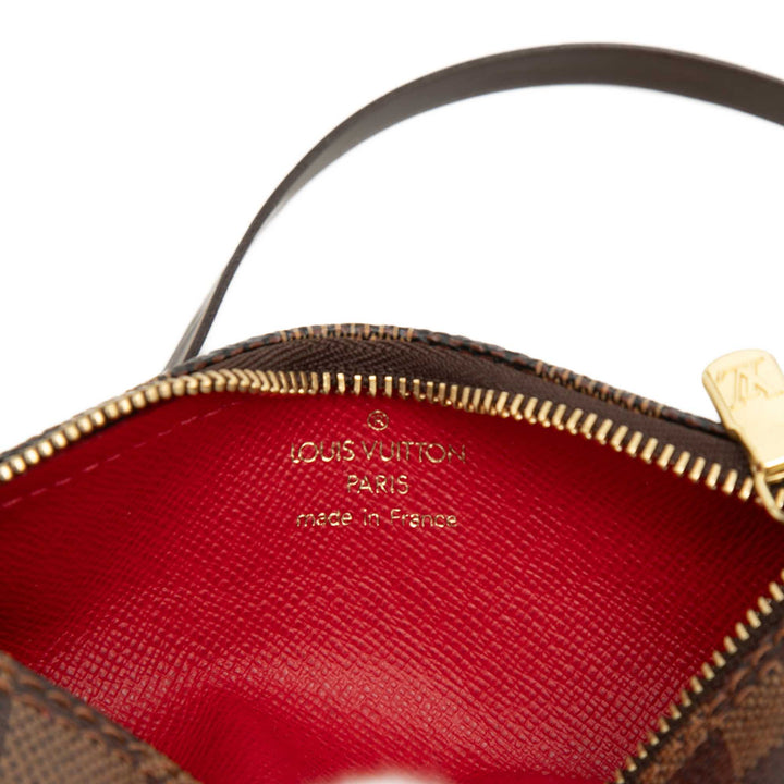 Papillon Pochette Damier Ébène Marron
