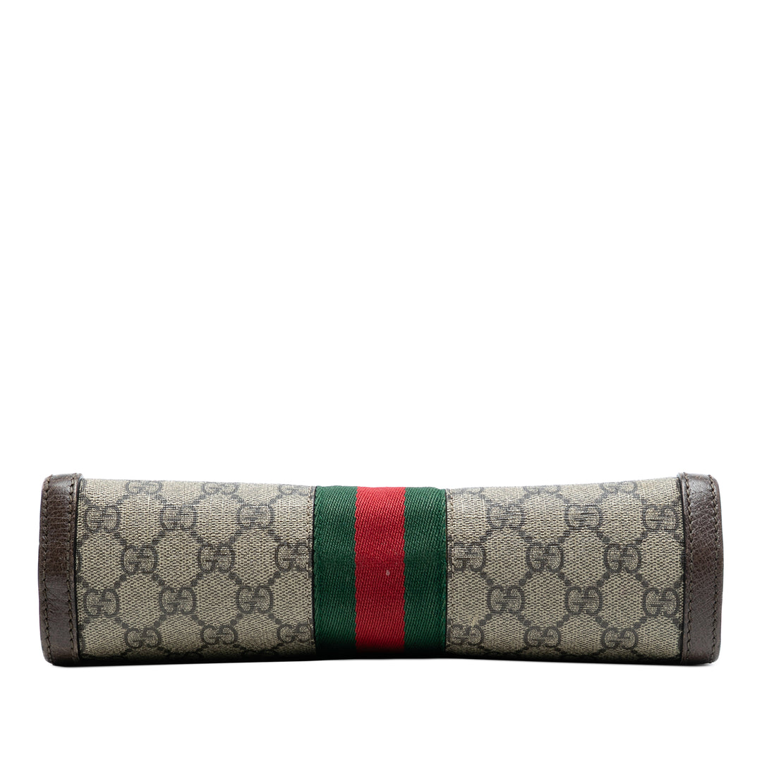 Gucci Small GG Supreme Web Ophidia Chain Sac porté croisé