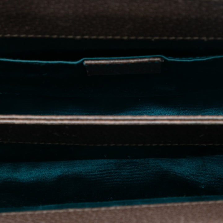 Gucci Small GG Supreme Web Ophidia Chain Sac porté croisé