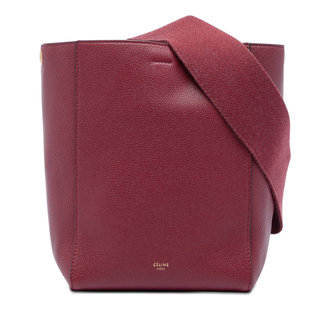 Celine Sac seau Seau Sangle Petit Rouge – vue principale – GABY PARIS
