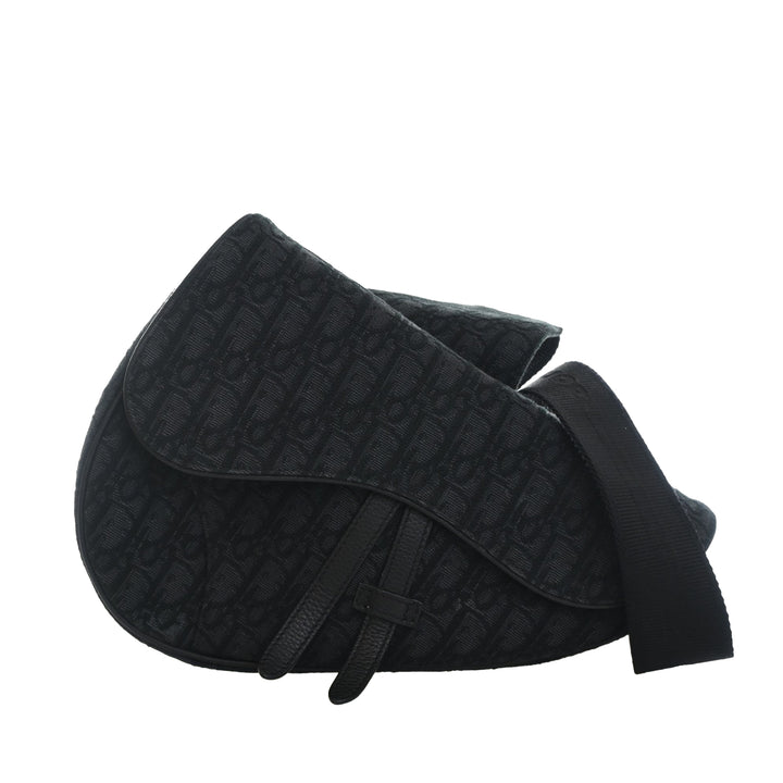 Dior Oblique Toile Saddle Sac porté croisé