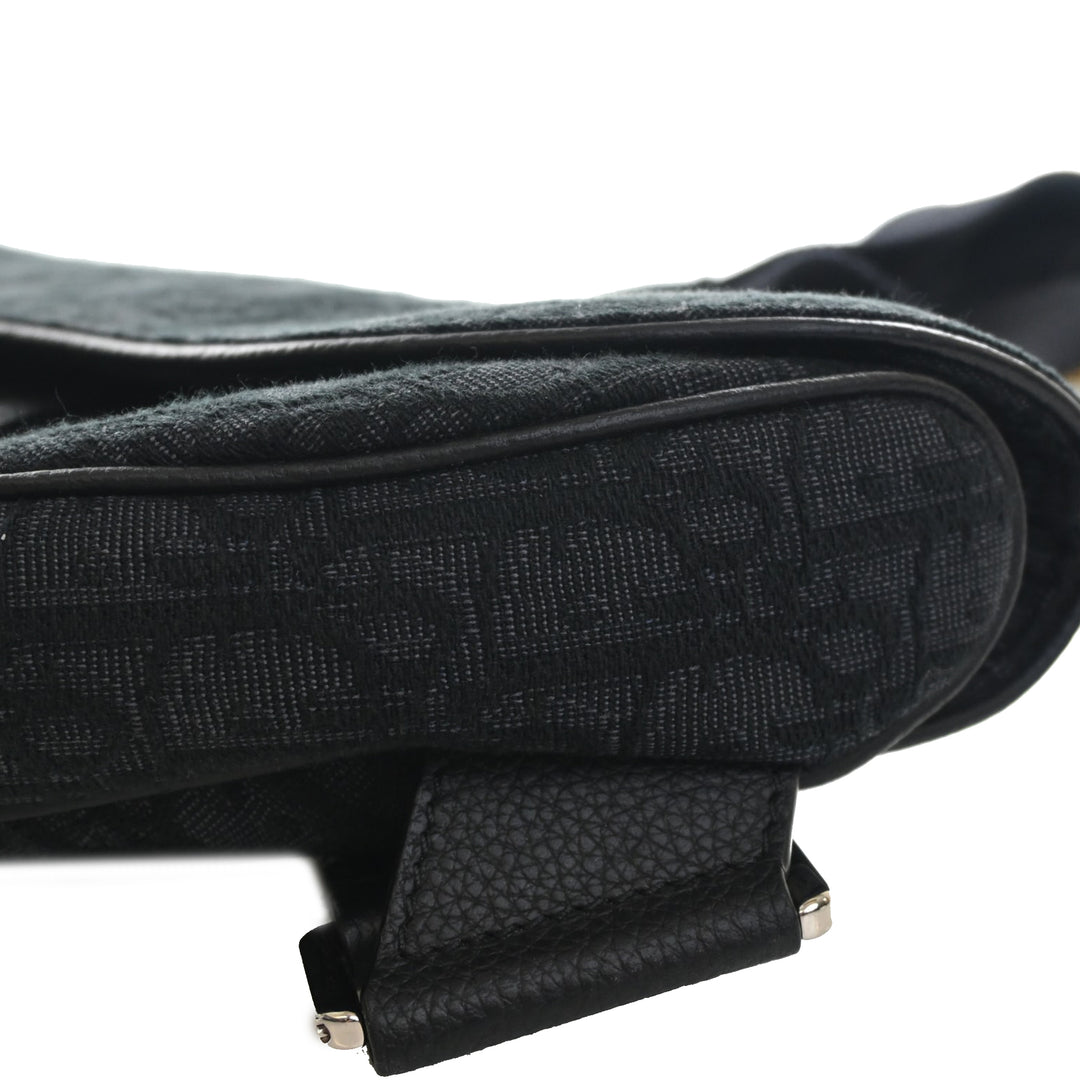 Dior Oblique Toile Saddle Sac porté croisé
