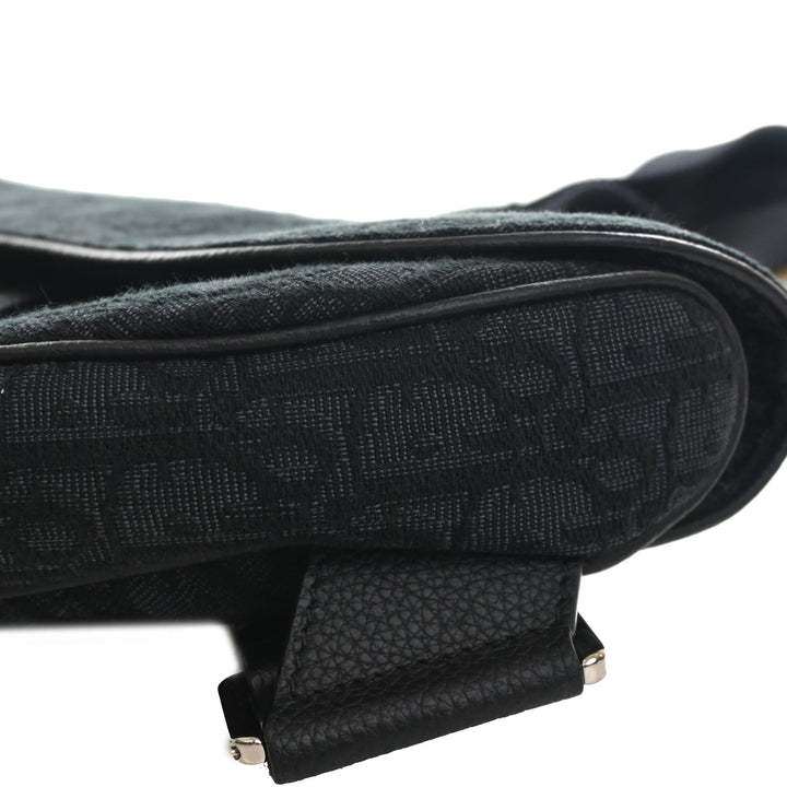 Dior Oblique Toile Saddle Sac porté croisé
