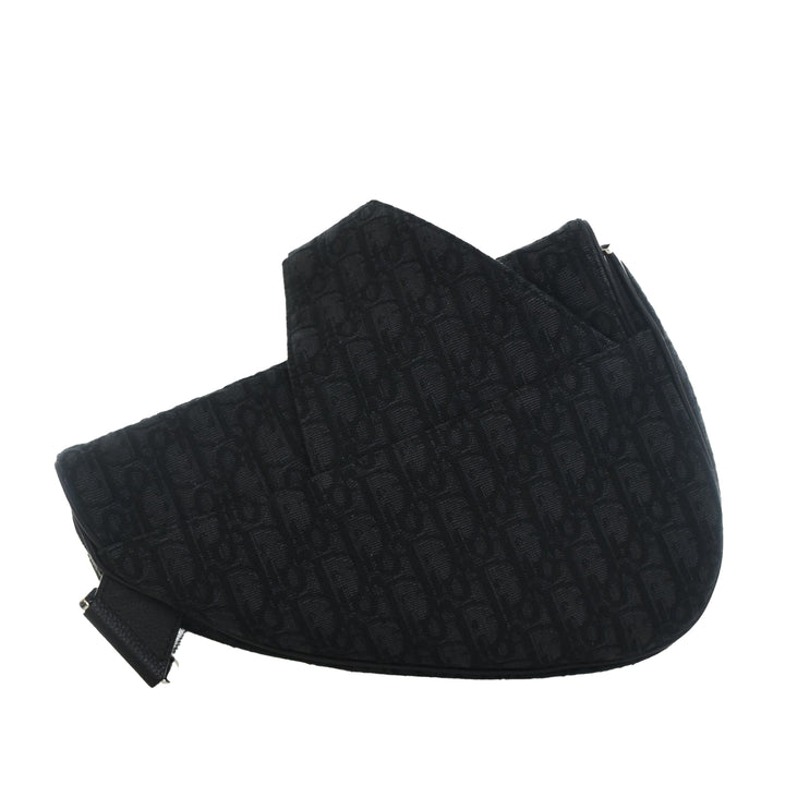 Dior Oblique Toile Saddle Sac porté croisé