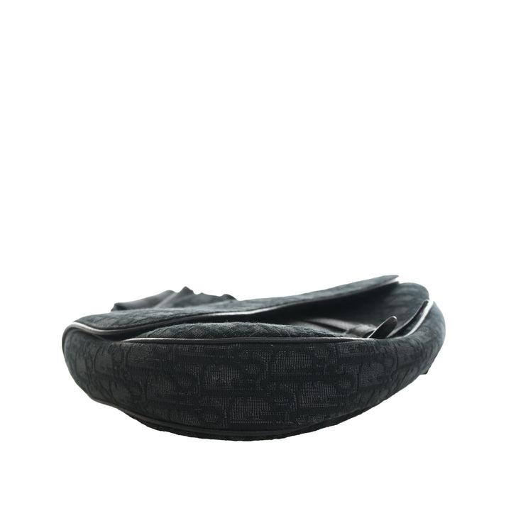 Dior Oblique Toile Saddle Sac porté croisé