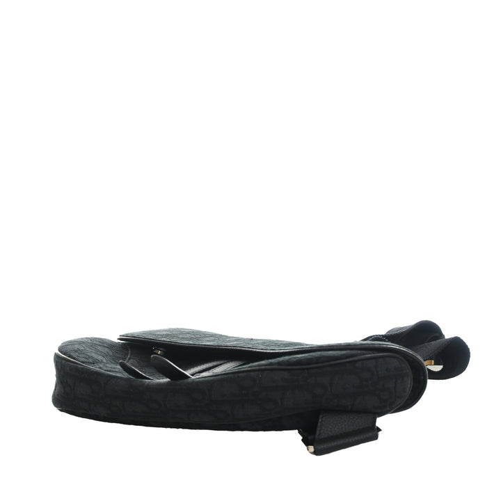 Dior Oblique Toile Saddle Sac porté croisé